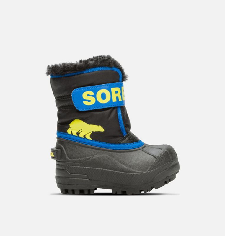 Sorel Çocuk Toddler Commander™ - Kar Botu Siyah/Mavi - 417-OZYAHD